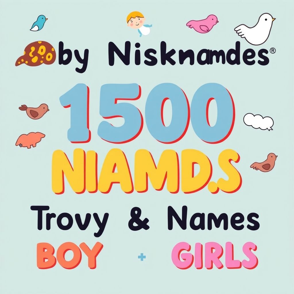 1500 ชื่อเล่นลูกชาย-ลูกสาว ตั้งชื่อเล่นลูกตามวันเกิด ทันสมัย ไม่ตกเทรนด์